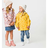 Recycled Waterproof Raincoat, Yellow