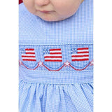 Smocked Apron Bubble - Flags
