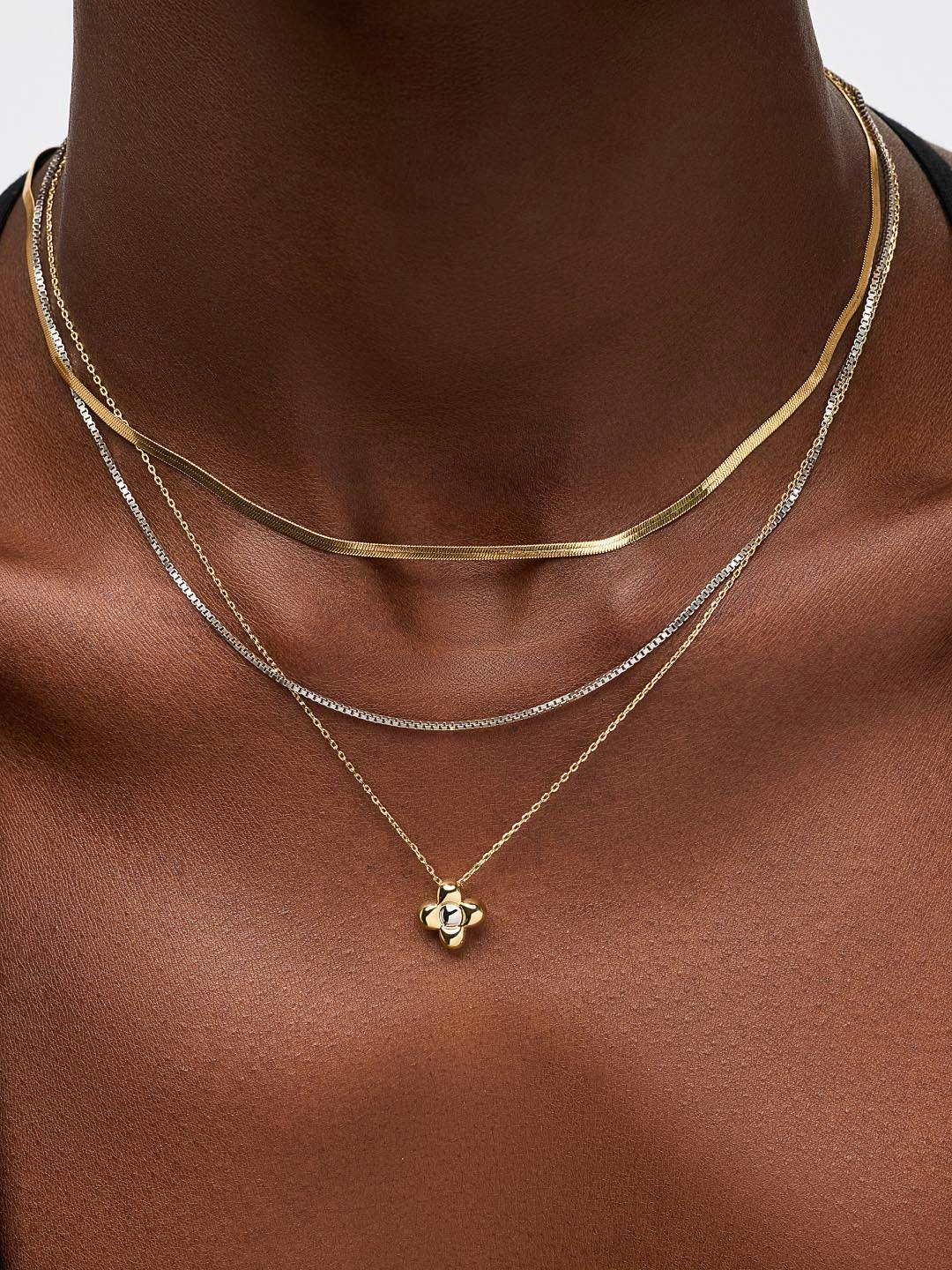 Flower Necklace - Liora Pendant Mini