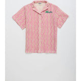 WAVY MESH SHIRT LIGHT PINK