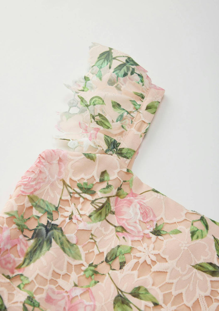 Leonora Embroidered Mini Dress