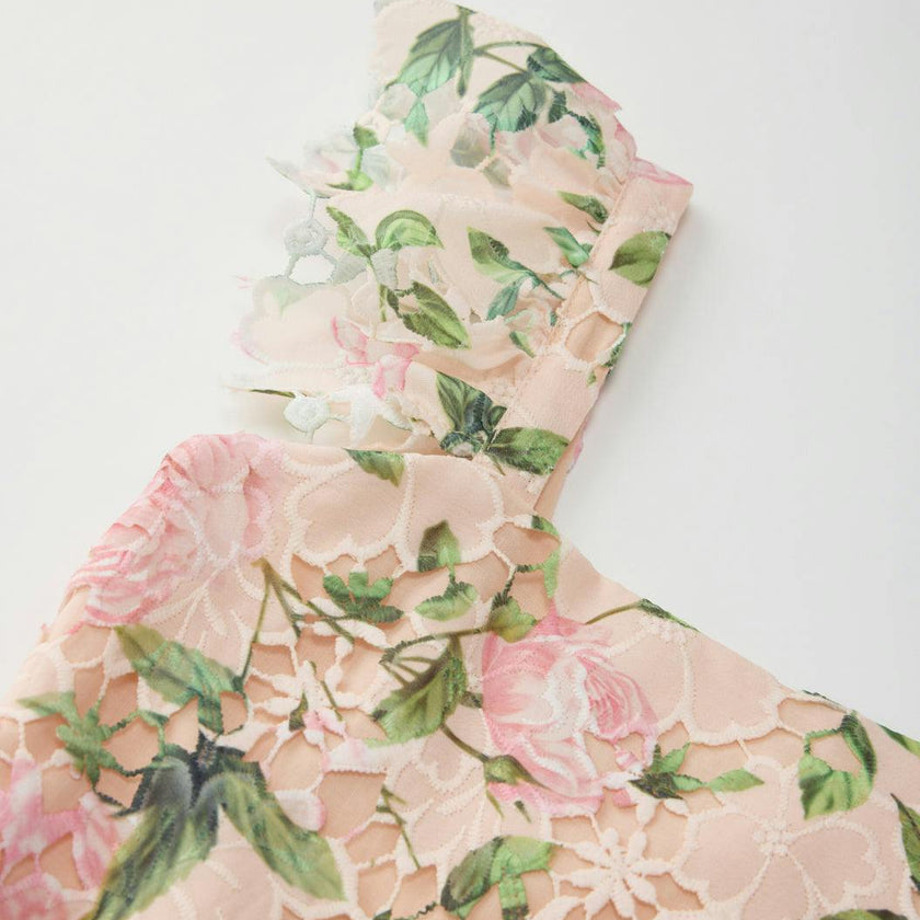 Leonora Embroidered Mini Dress