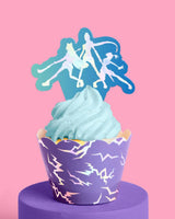 Takedown Cupcake Toppers - 24 pc set