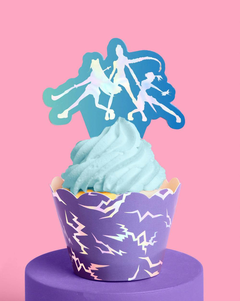 Takedown Cupcake Toppers - 24 pc set