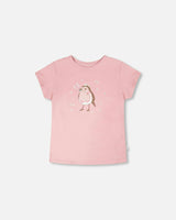 Organic Cotton Jersey T-Shirt Dusty Pink