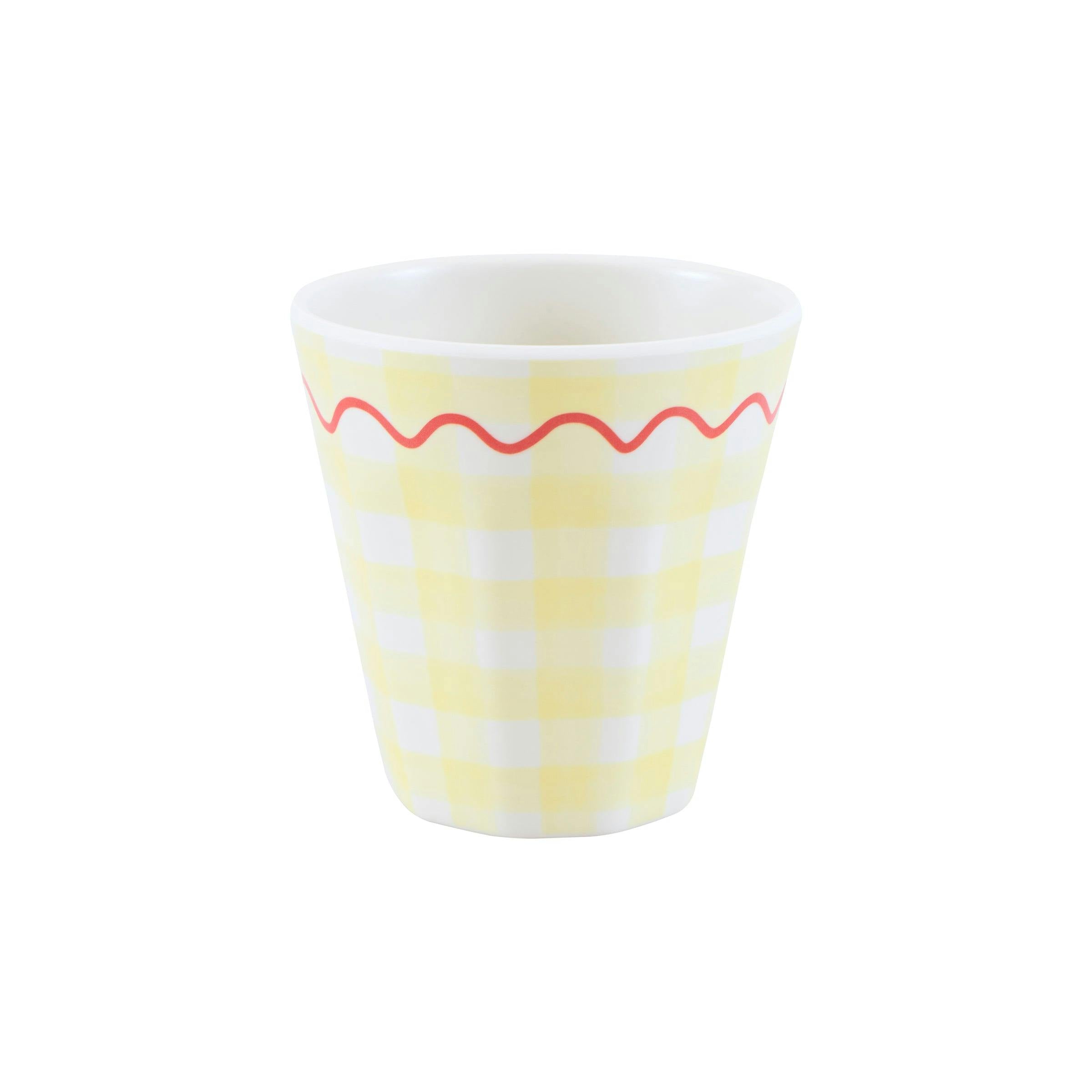 Gingham Reusable Cups