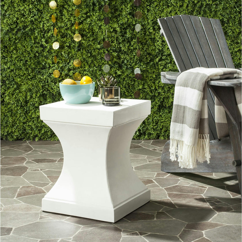 Curby Concrete Accent Stool