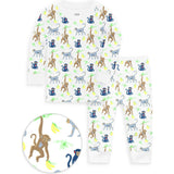 The Organic Long Sleeve Pajama Set [Monkeying Around]