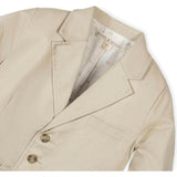 Linen Suit Jacket, Brown