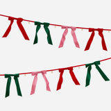 Velvet Bow Bell Garland