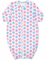 Baby Converter Gown - Smiley Dot