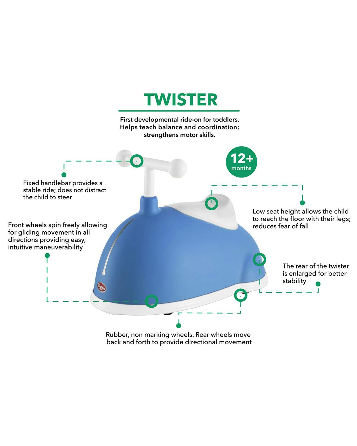 Ride-On TWISTER Blue