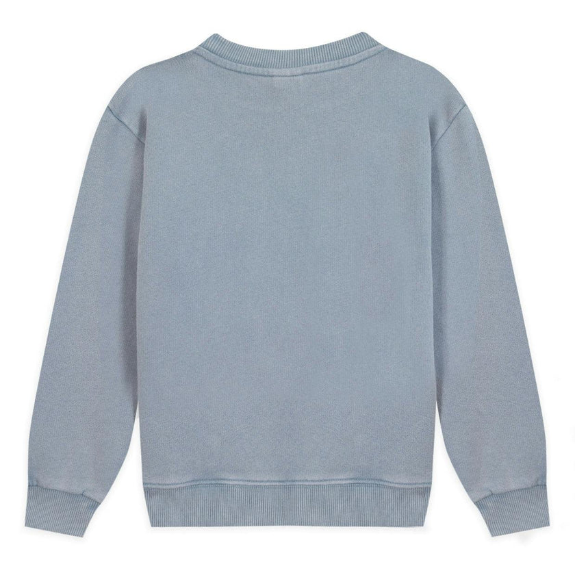 BONTON Narciss Star Pocket Sweatshirt - Bleu Bebe