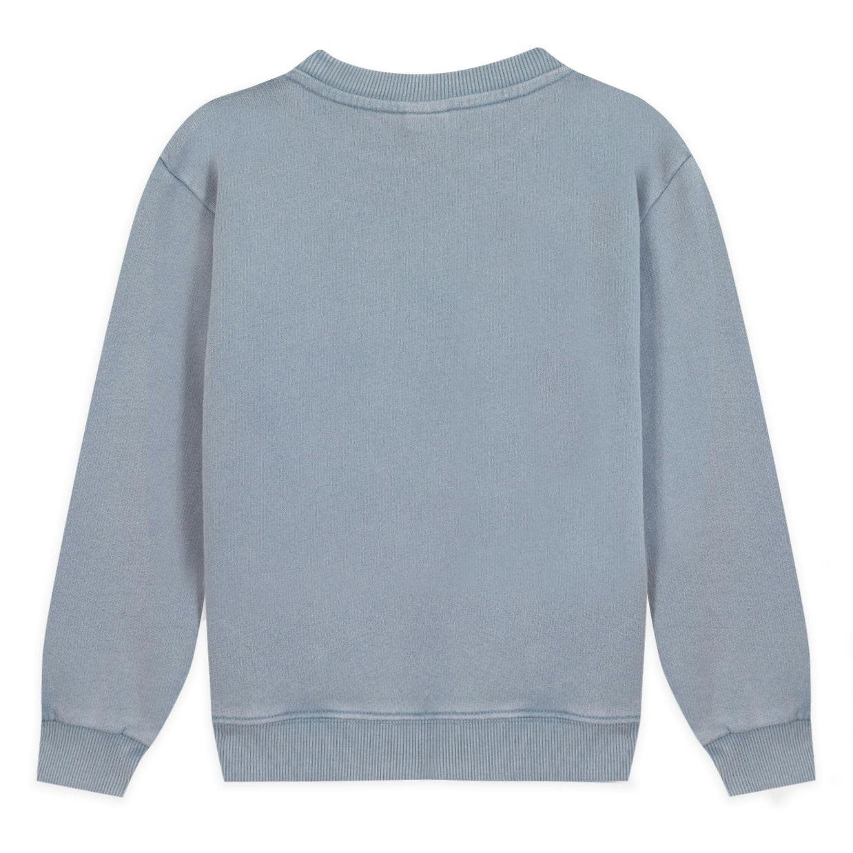 BONTON Narciss Star Pocket Sweatshirt - Bleu Bebe
