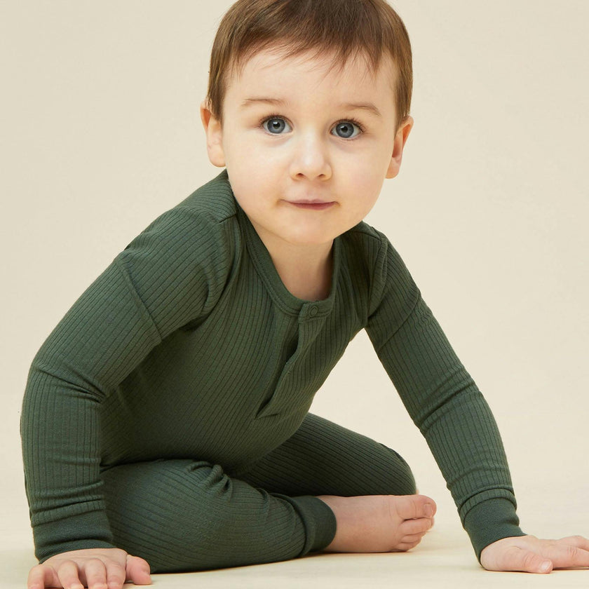 Ribbed Pajama Set