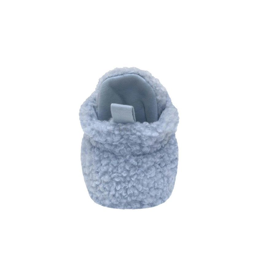 Sherpa Light Blue Snap Bootie