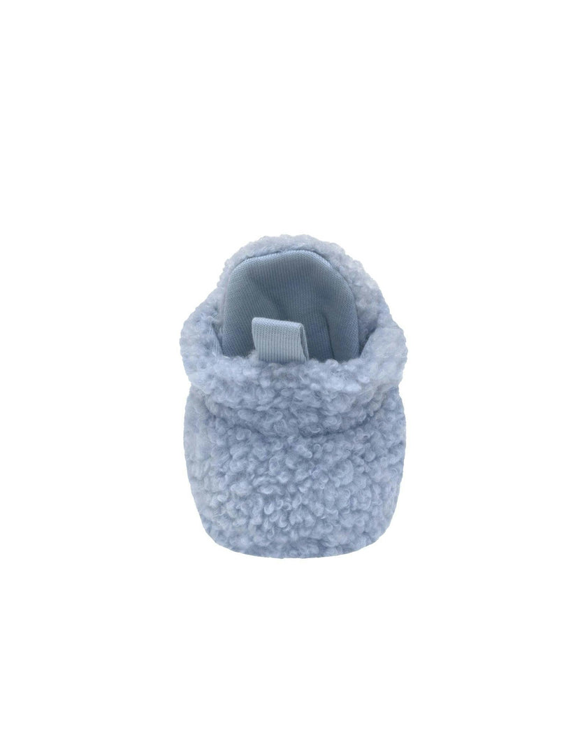 Sherpa Light Blue Snap Bootie