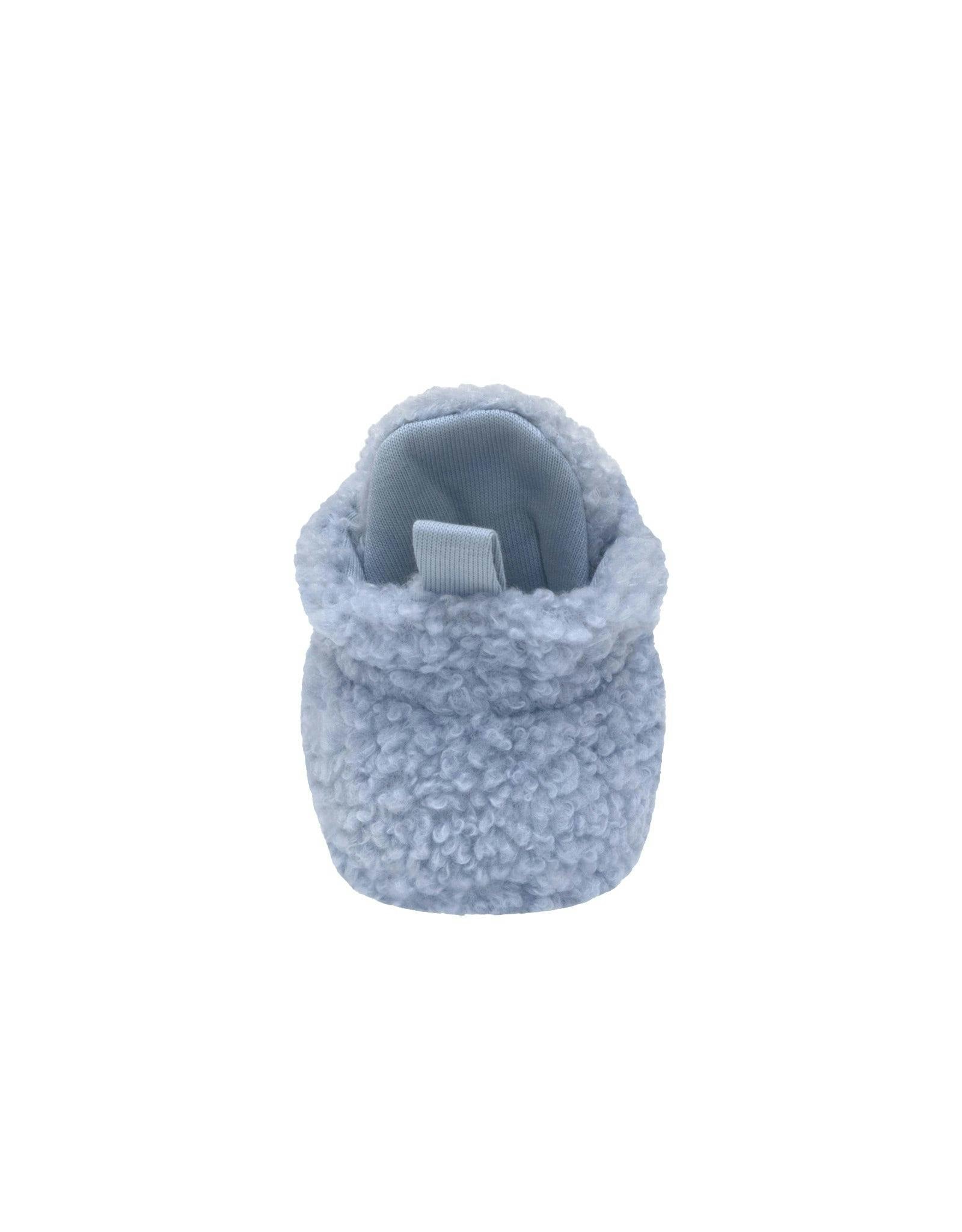 Sherpa Light Blue Snap Bootie