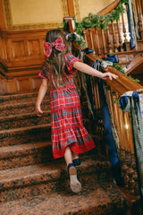 Mini Rosario Dress in Christmas Cheer Plaid