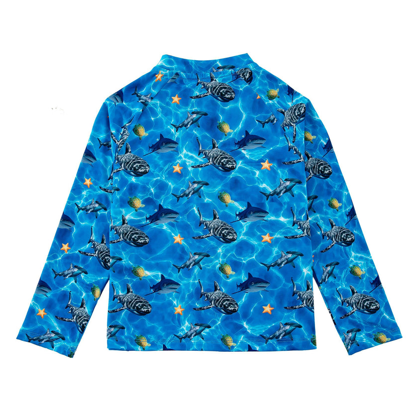 Ray UPF 50+ Zip Up Sun Protection Jacket, Shark