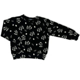 Happy Skate Black Sweatshirt - Unisex for Boys and Girls