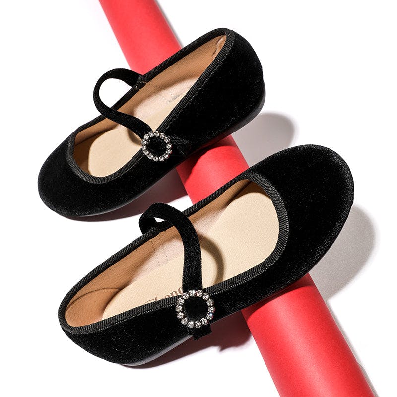 Holly Velvet Mary Janes