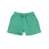 Solid Muslin Ming Green - Casual Short