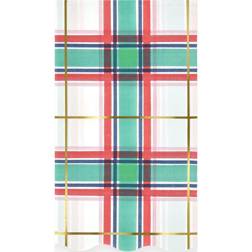 Plaid Guest Towels