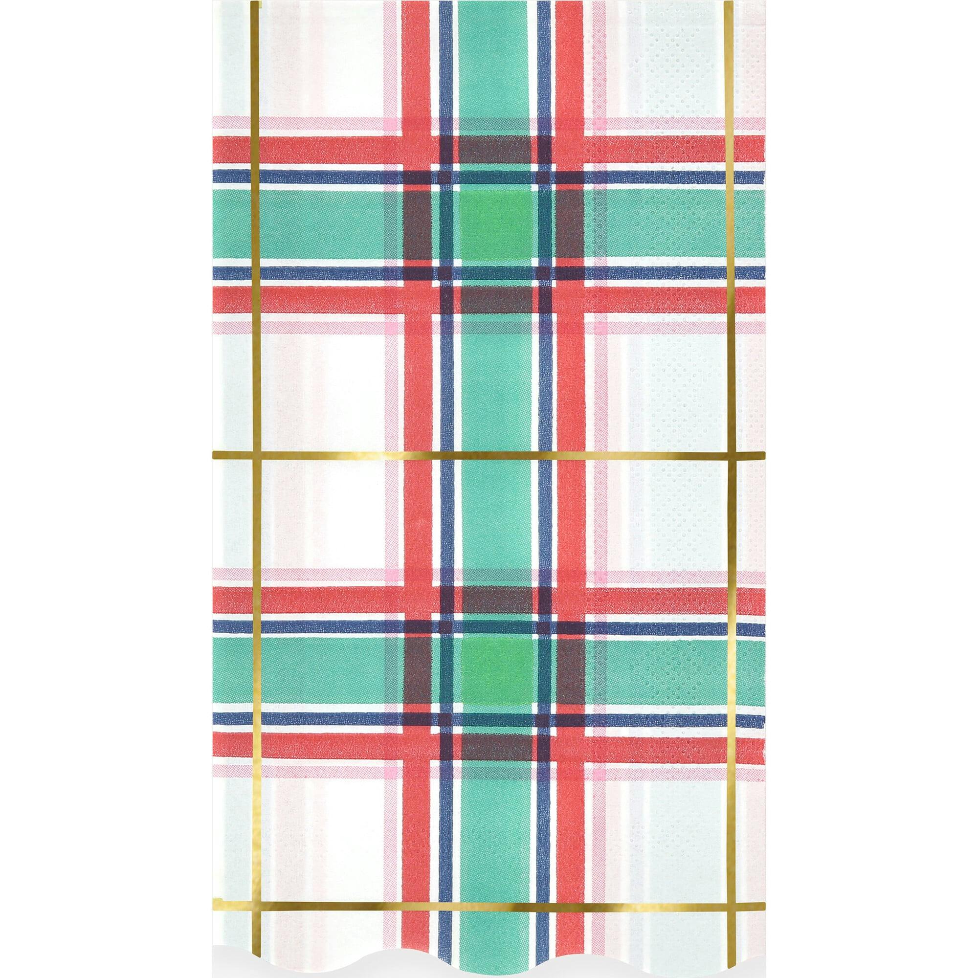 Plaid Guest Towels