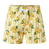 Baby Lemon Stripe Swim Trunks