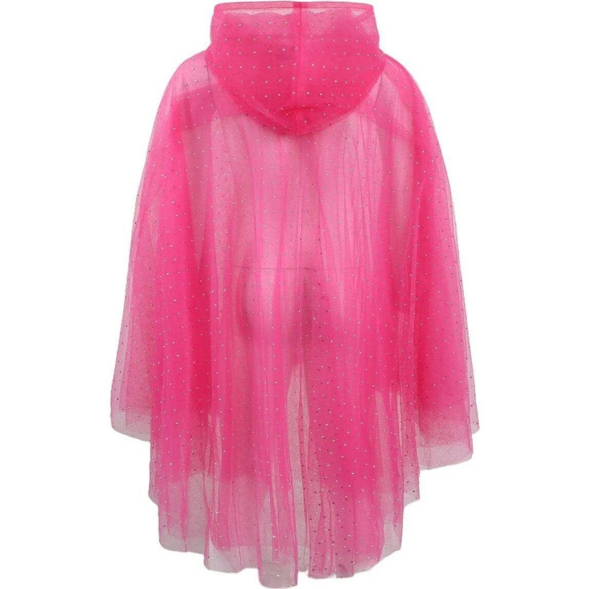 Hot Pink Crystal Cape