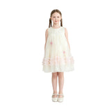 Pink Corabelle Floral Ruffle Dress