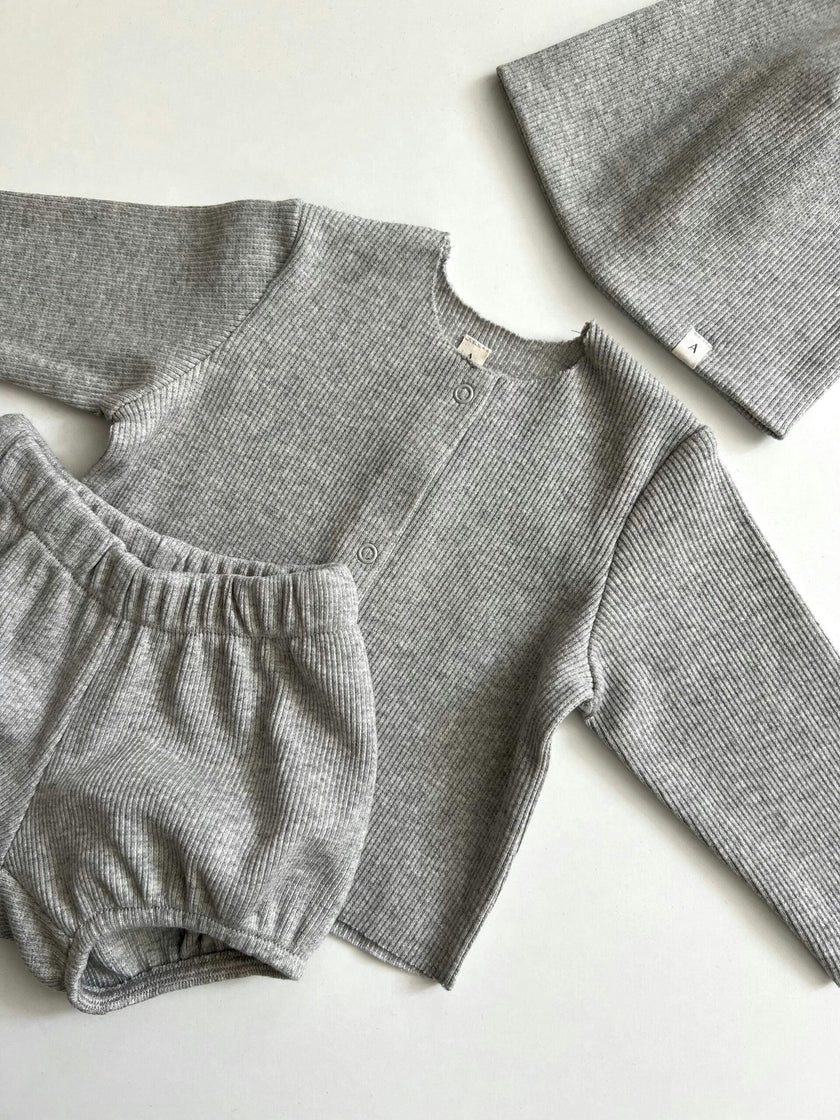 RIB CARDIGAN