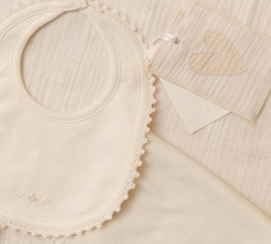 Bib/Mittens/Burp Cloth Set