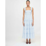 The Kimmy Nap Dress - Blue Petal Stripe
