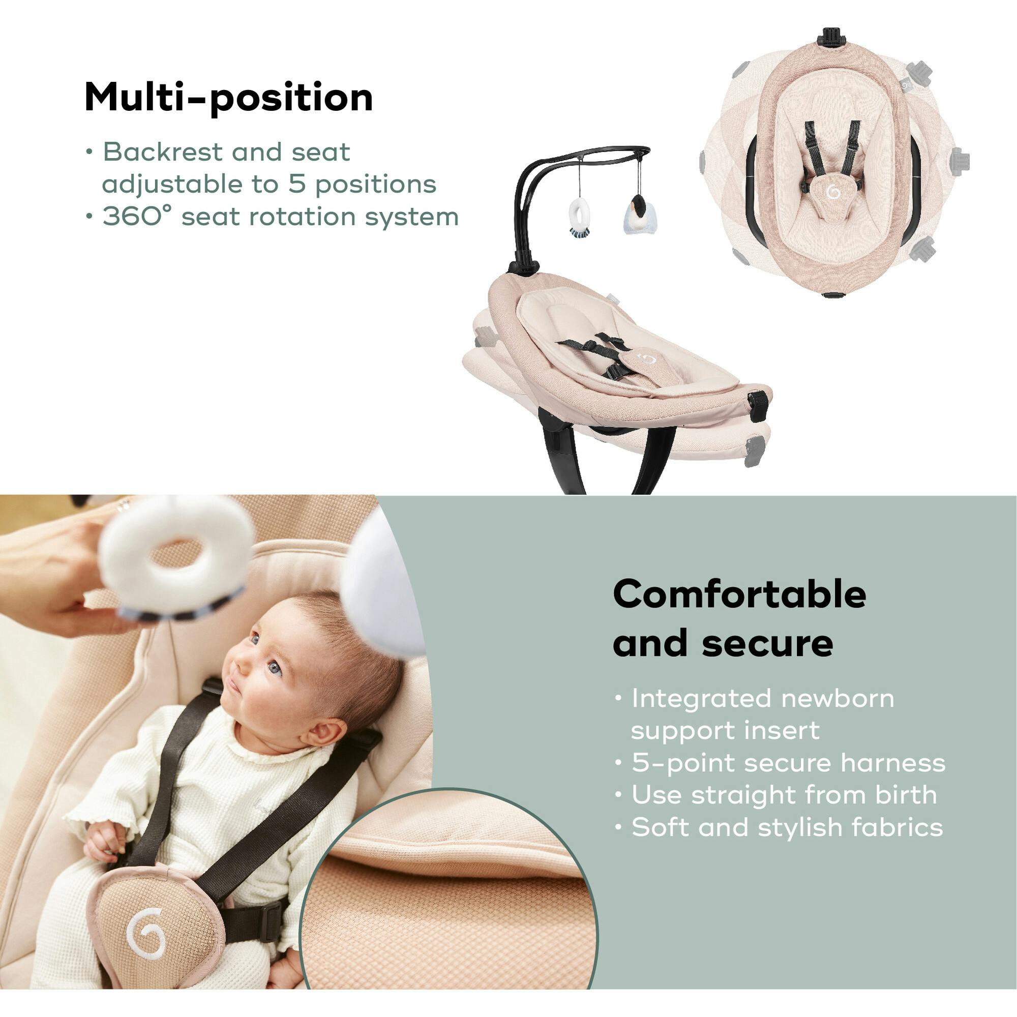 Swoon Evolution Connect Smart Baby Swing