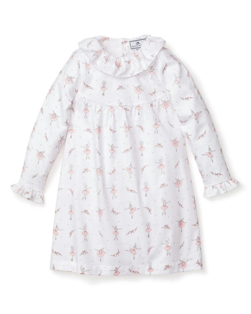 Girl's Twill Scarlett Nightgown in Sugar Plum Fairy