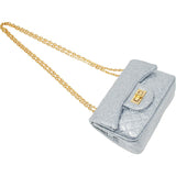 Classic Quilted Sparkle Mini Handbag