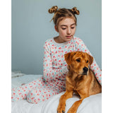 The Organic Long Sleeve Pajama Set [Flamingos]