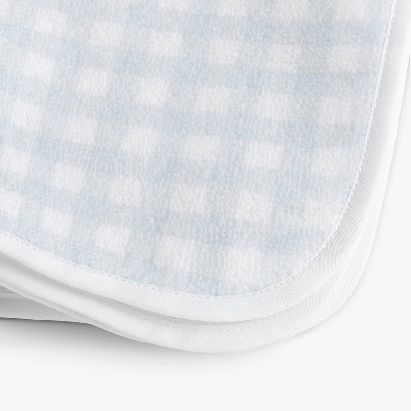 Picnic Gingham Washcloth - Blue