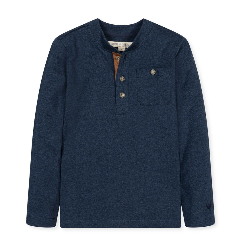 Organic Henley Pocket Tee