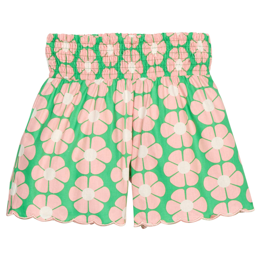 Shirred Shorts - Pimlico Punch