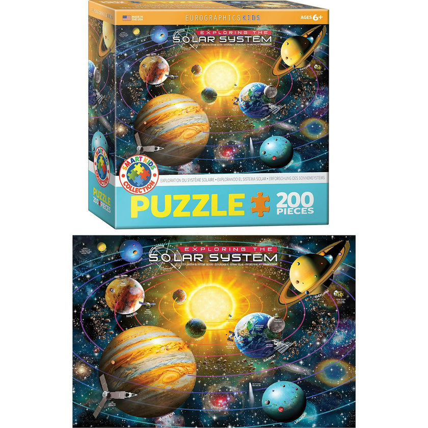 Smart Kids: Exploring the Solar System - 200 pc Puzzle