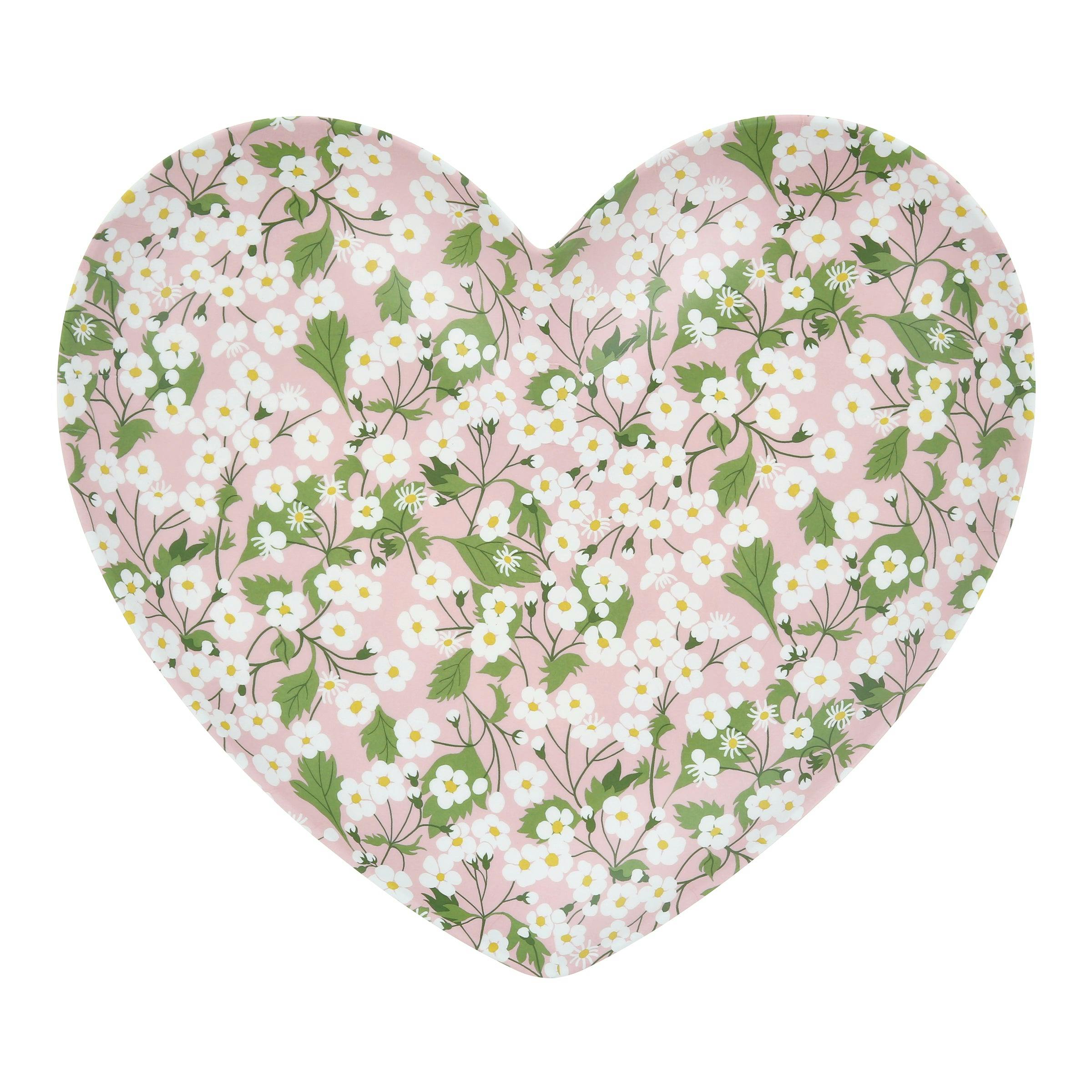 Meri Meri x Liberty Mixed Set Reusable Heart Plates