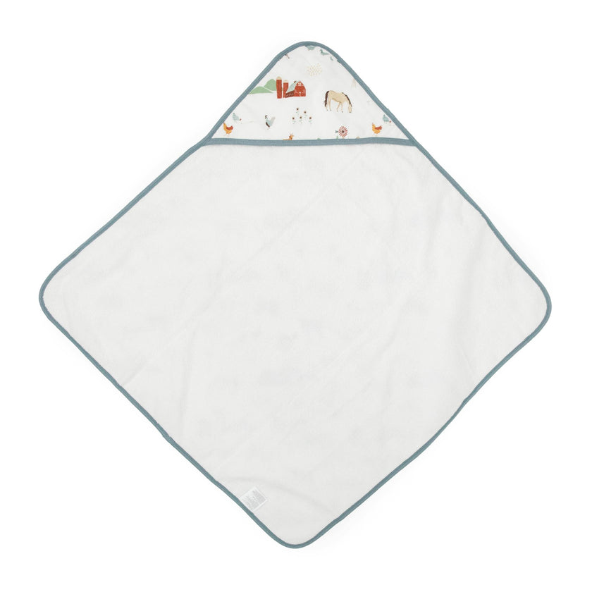 Infant Hooded Towel - Farmyard