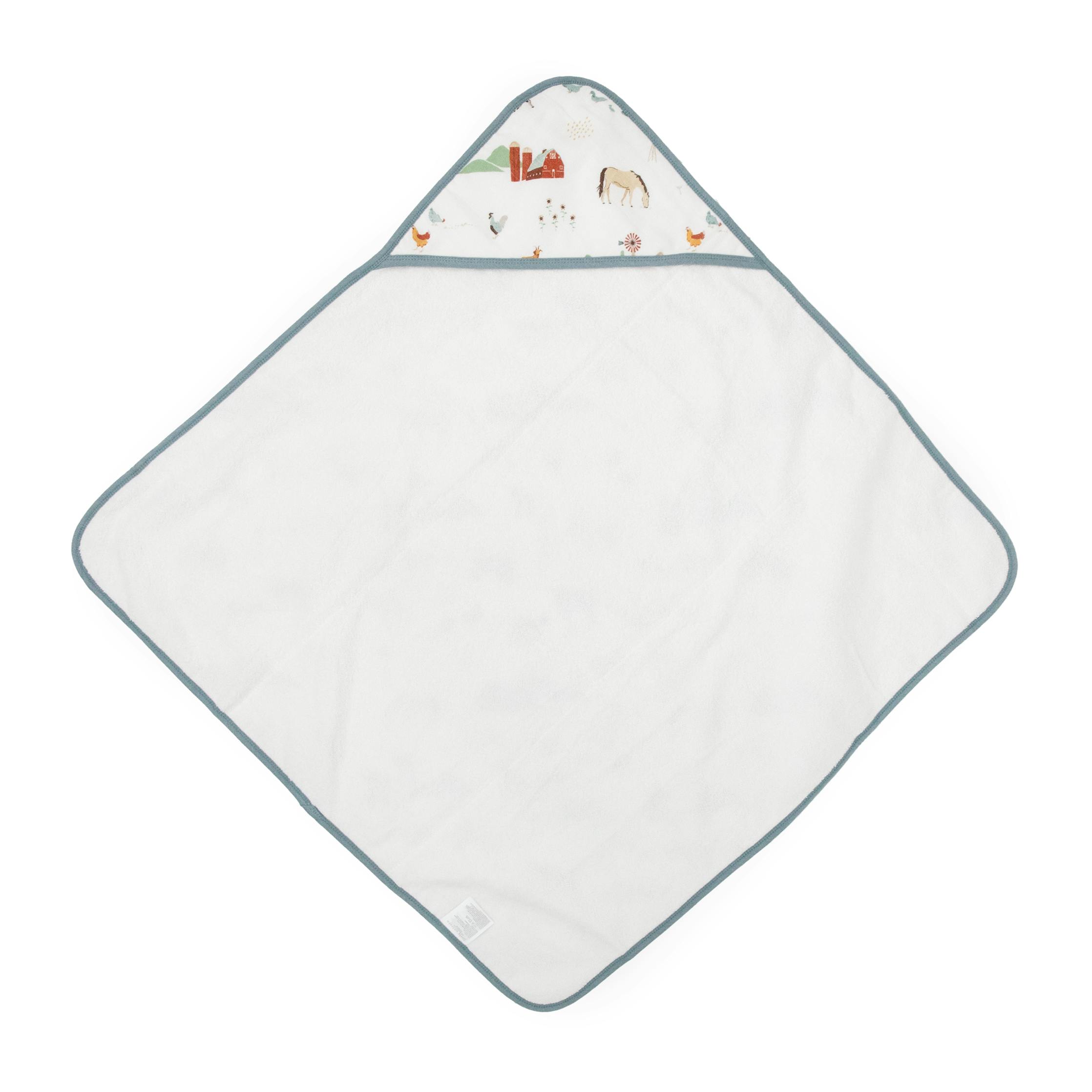 Infant Hooded Towel - Farmyard