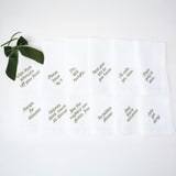 Mixed Messages Dinner Napkins