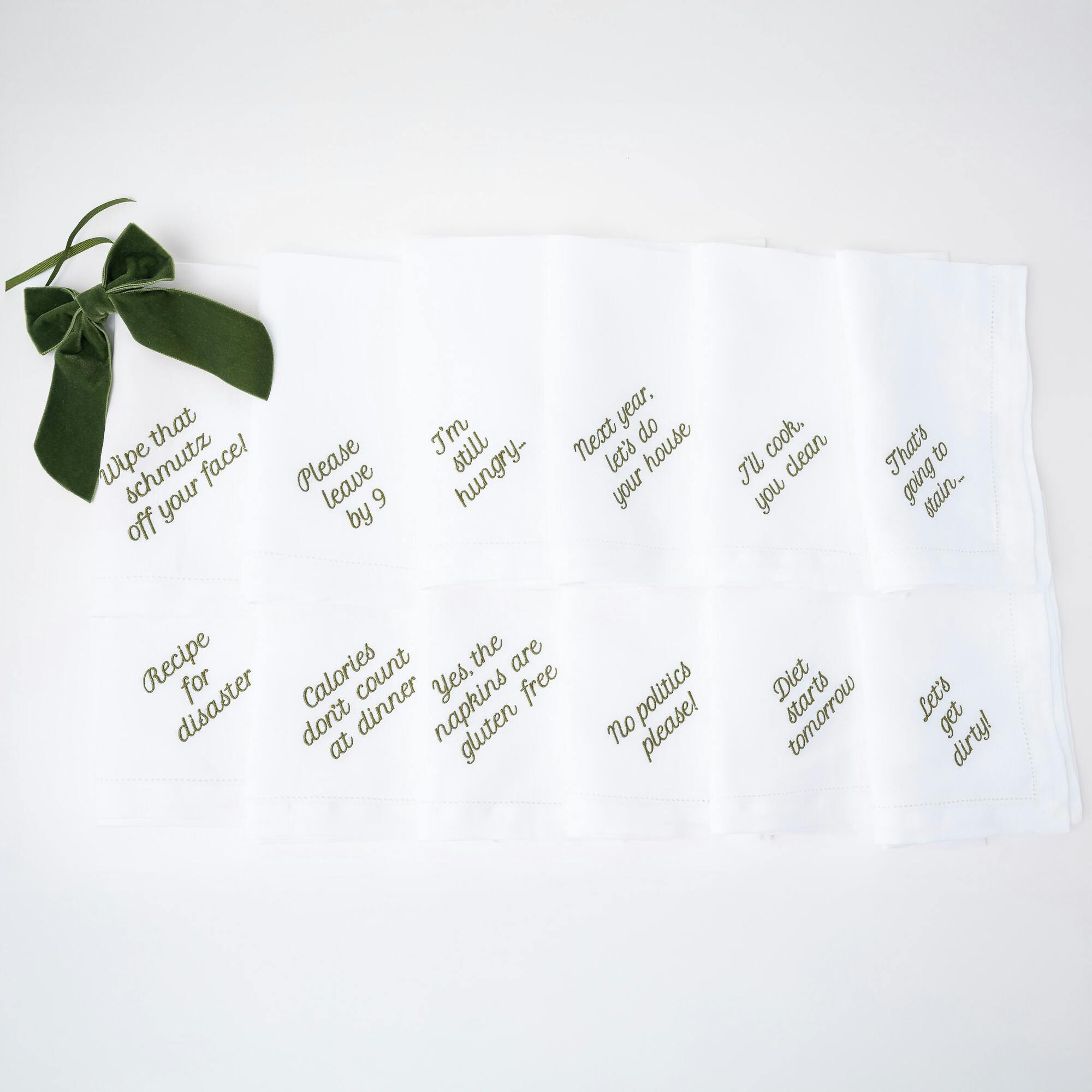 Mixed Messages Dinner Napkins