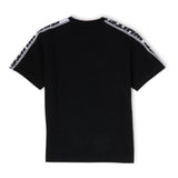 Black Logo Stripes T-Shirt