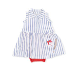Baseball Stripe - Polo Tennis Dress
